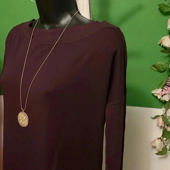Athleta Burgundy Sweater- Small - Picture 3 of 4